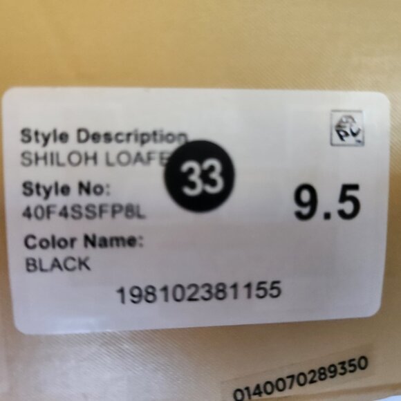 Michael Kors Black Leather "Shiloh" Loafers. NIB. Size Various - Picture 5 of 15
